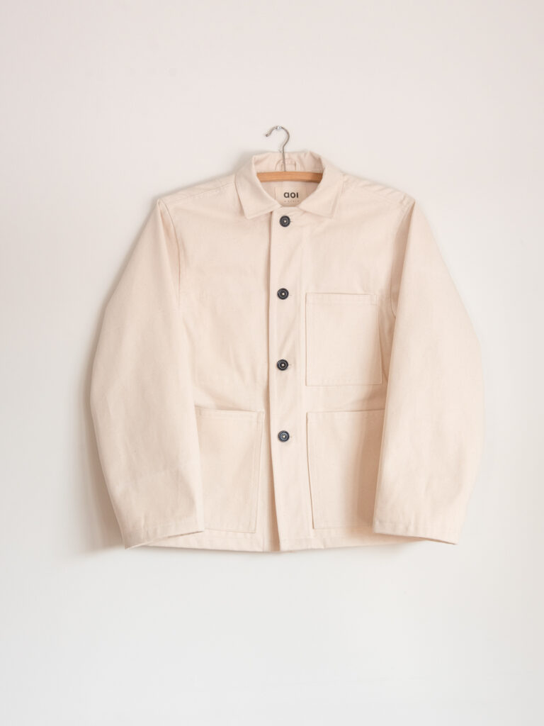 13oz Økologisk denim, Ufarget