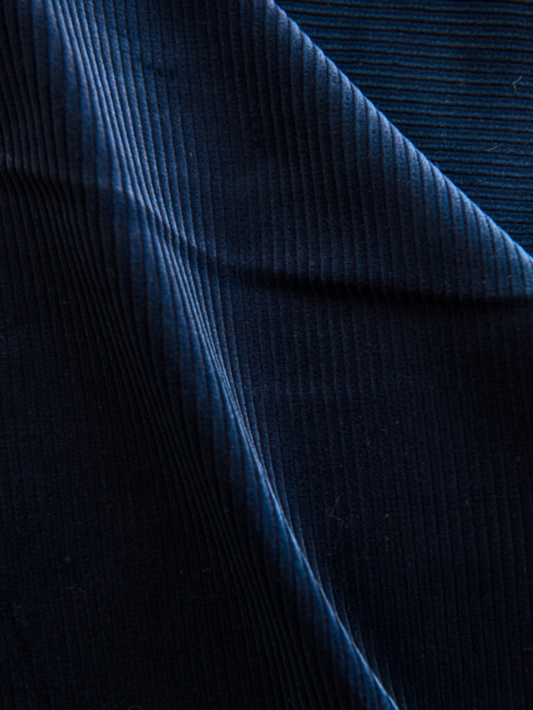 Japansk Kordfløyel 8W, Indigo