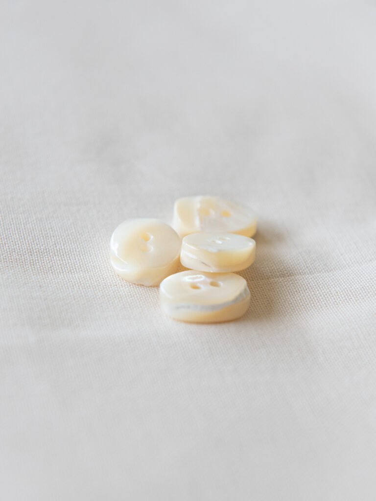 Japanske skjellknapper, oval 12mm