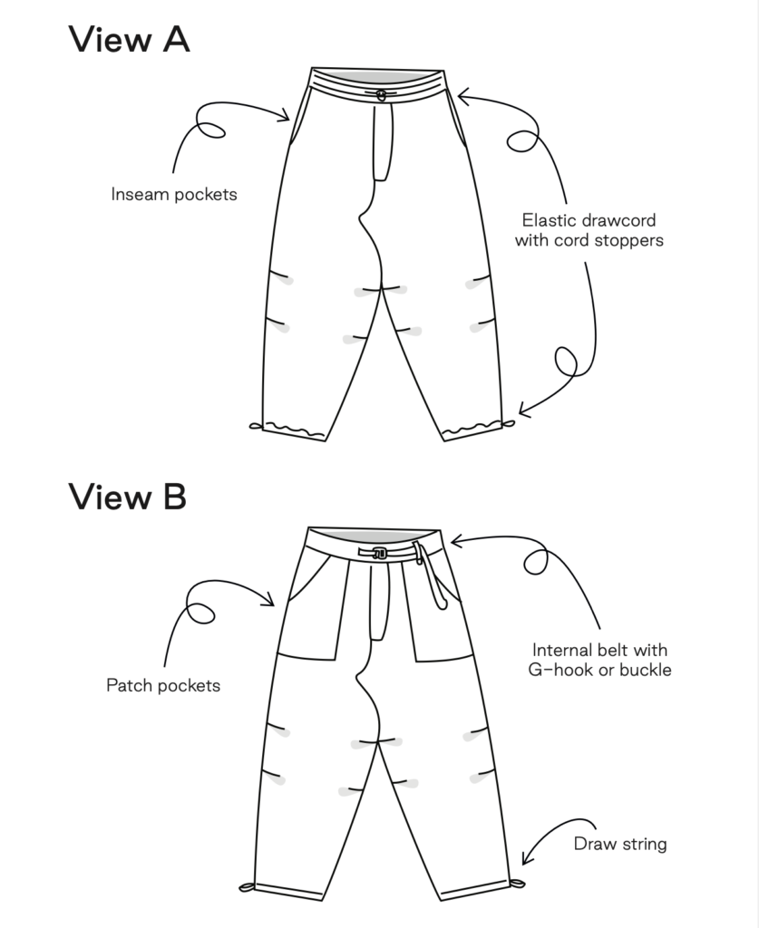 Trail Trouser, Low Waste Mønster