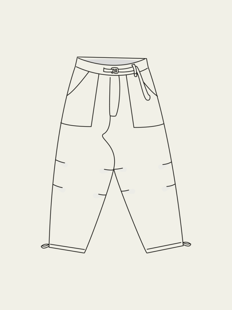 Trail Trouser, Low Waste Mønster
