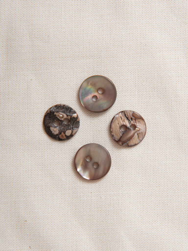 Japanske skjellknapper, 13mm