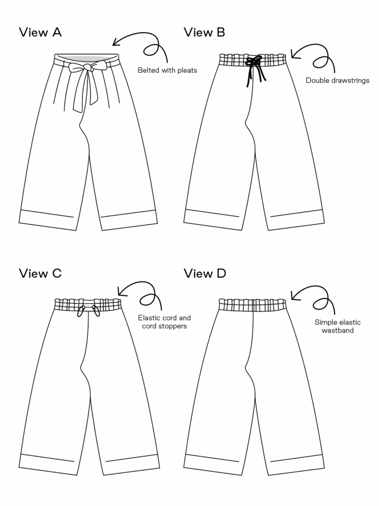 Helios Trouser, PDF Symønster