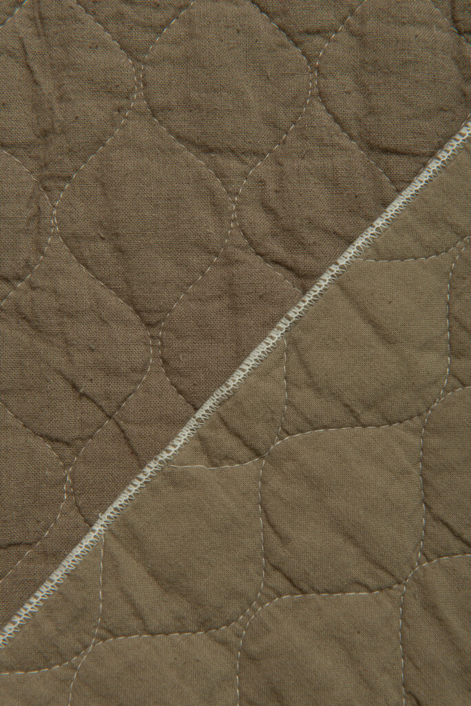 Japansk Quilt, lys oliven