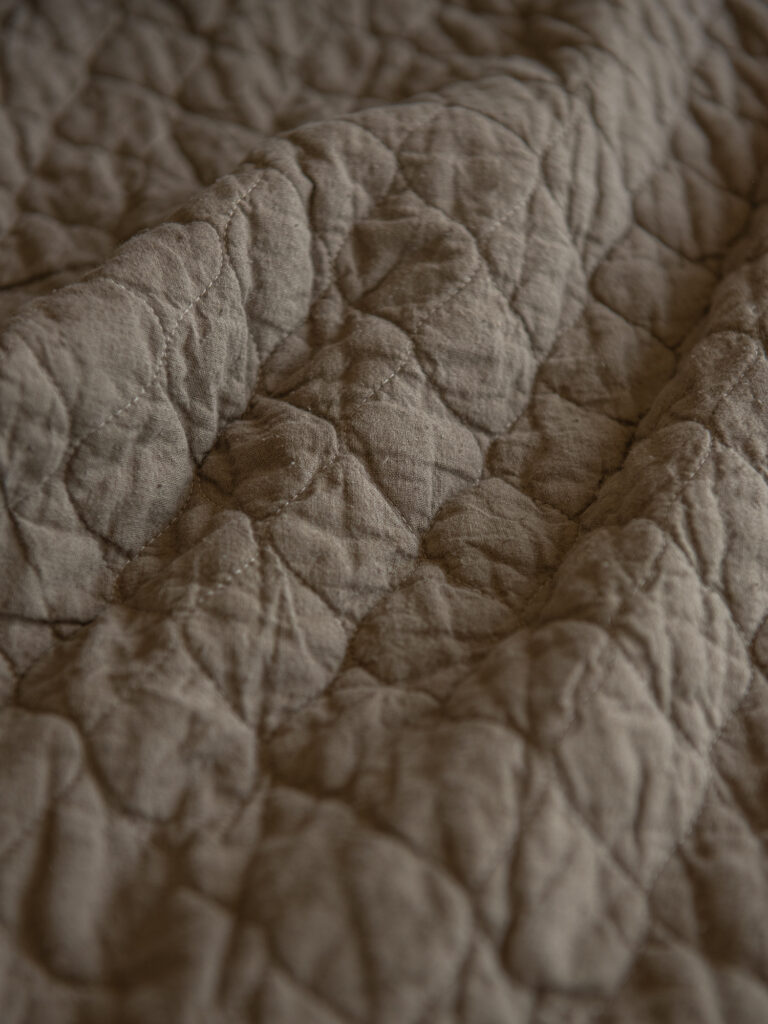 Japansk Quilt, lys oliven