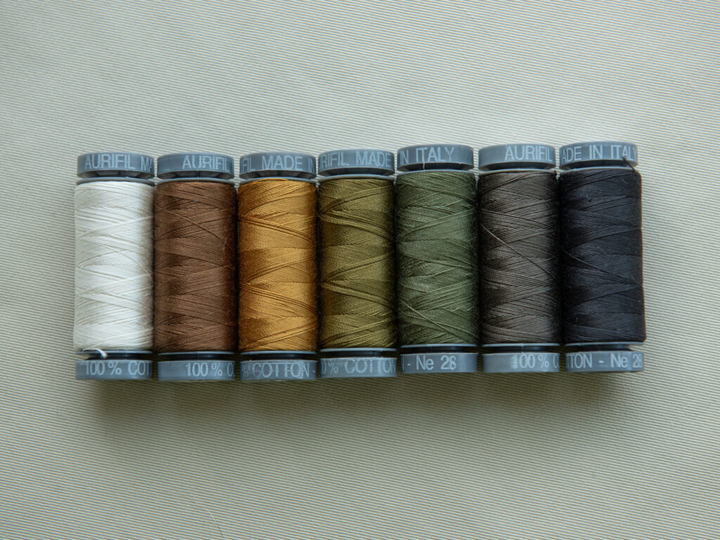 Aurifil bomullstråd, Topstitch 28WT