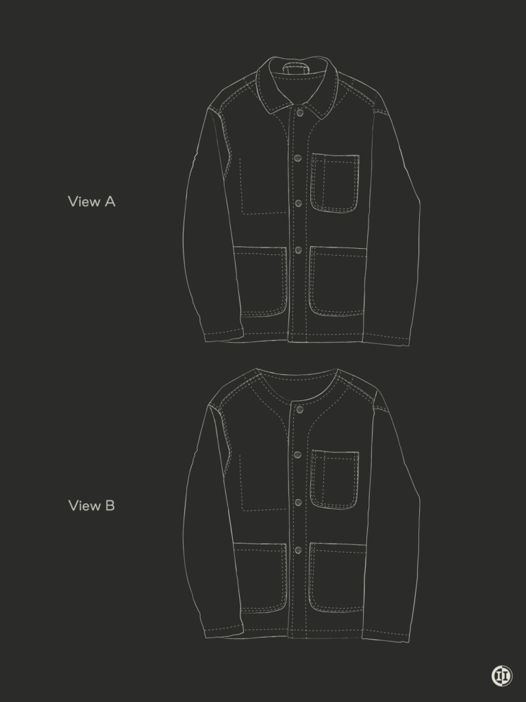 Workshop Jacket, PDF Symønster