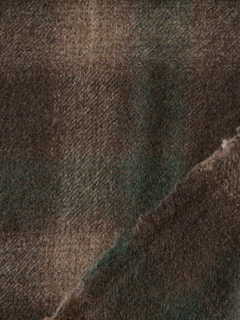 Merino Ombre check, Forest