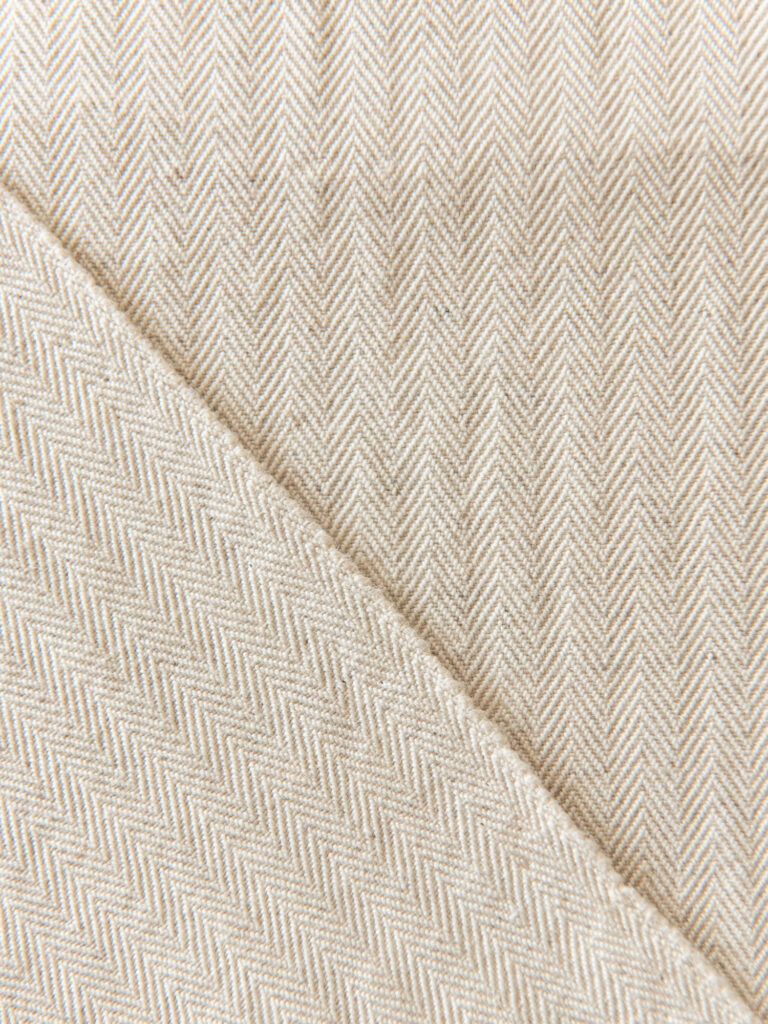 Fransk Herringbone Twill, Ufarget