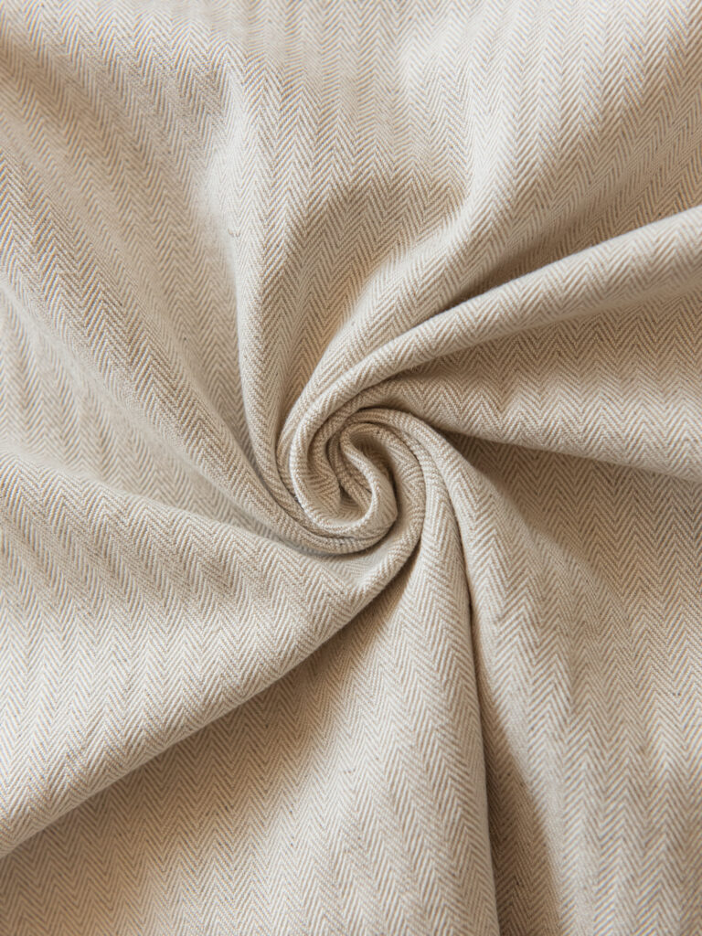 Fransk Herringbone Twill, Ufarget