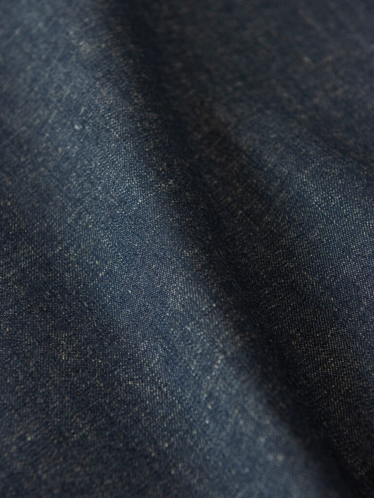 8oz Denim i bomull & lin, indigo