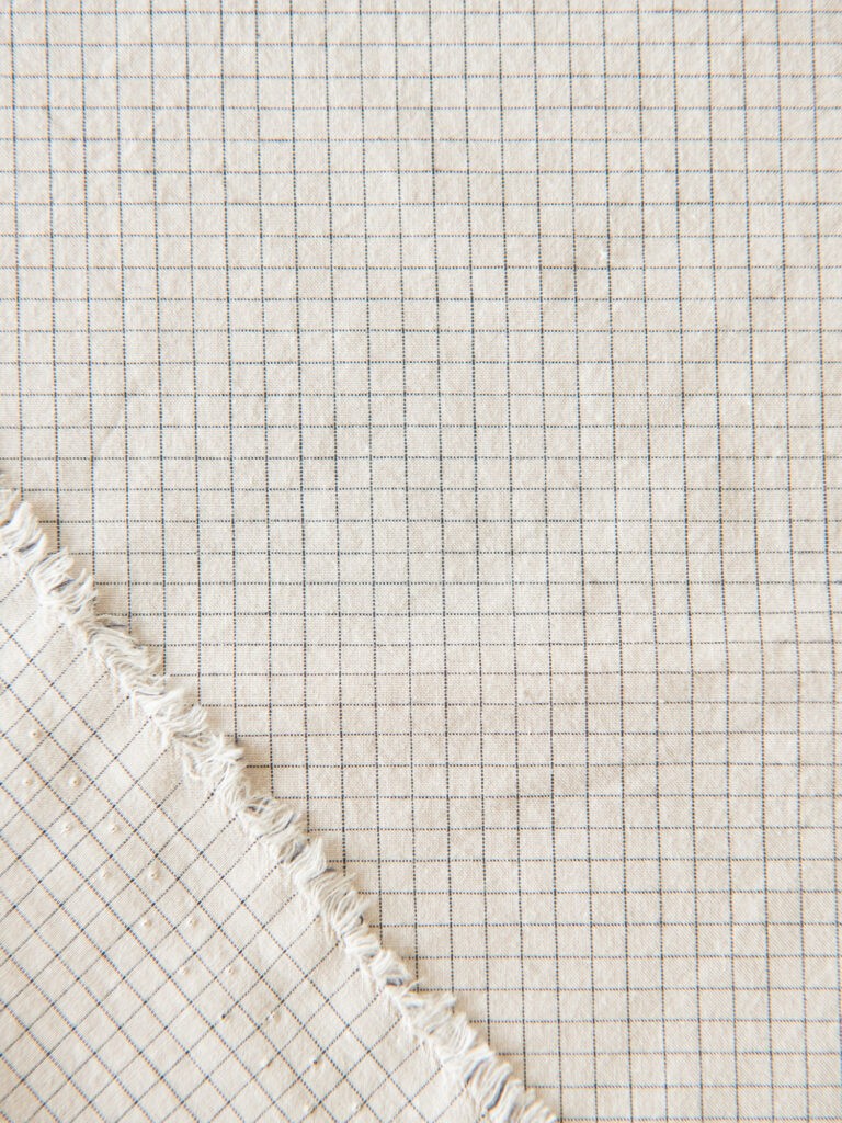 Typewriter Poplin, Chalk grid